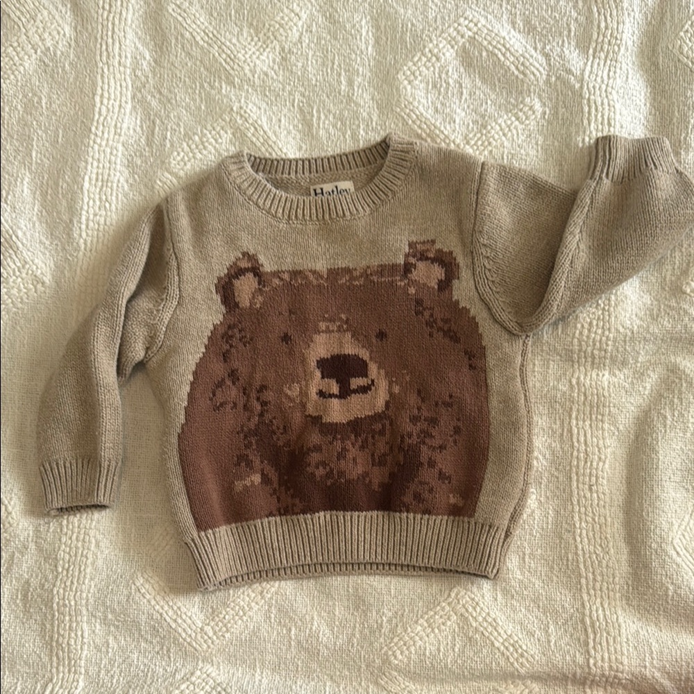 Brown Bear Knit Sweater size 12-18m